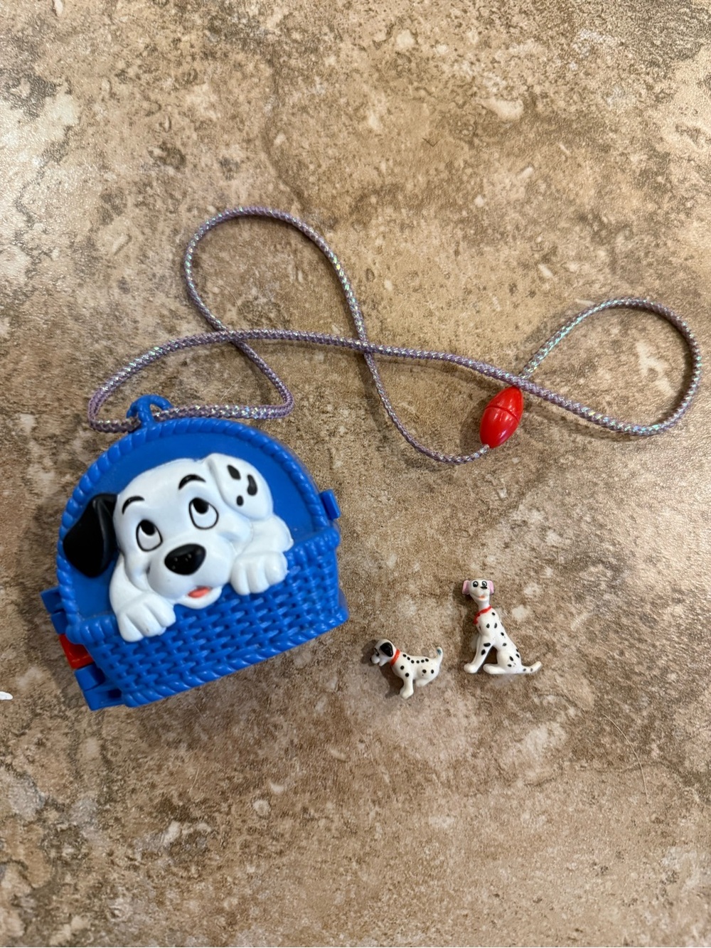 90s Mattel Once Upon a Time locket playset Disney's 101 Dalmatians Vintage